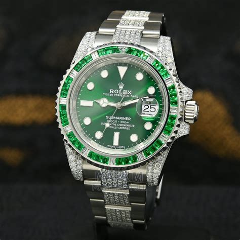 iced out rolex submariner replicas for sale|iced out rolex watches.